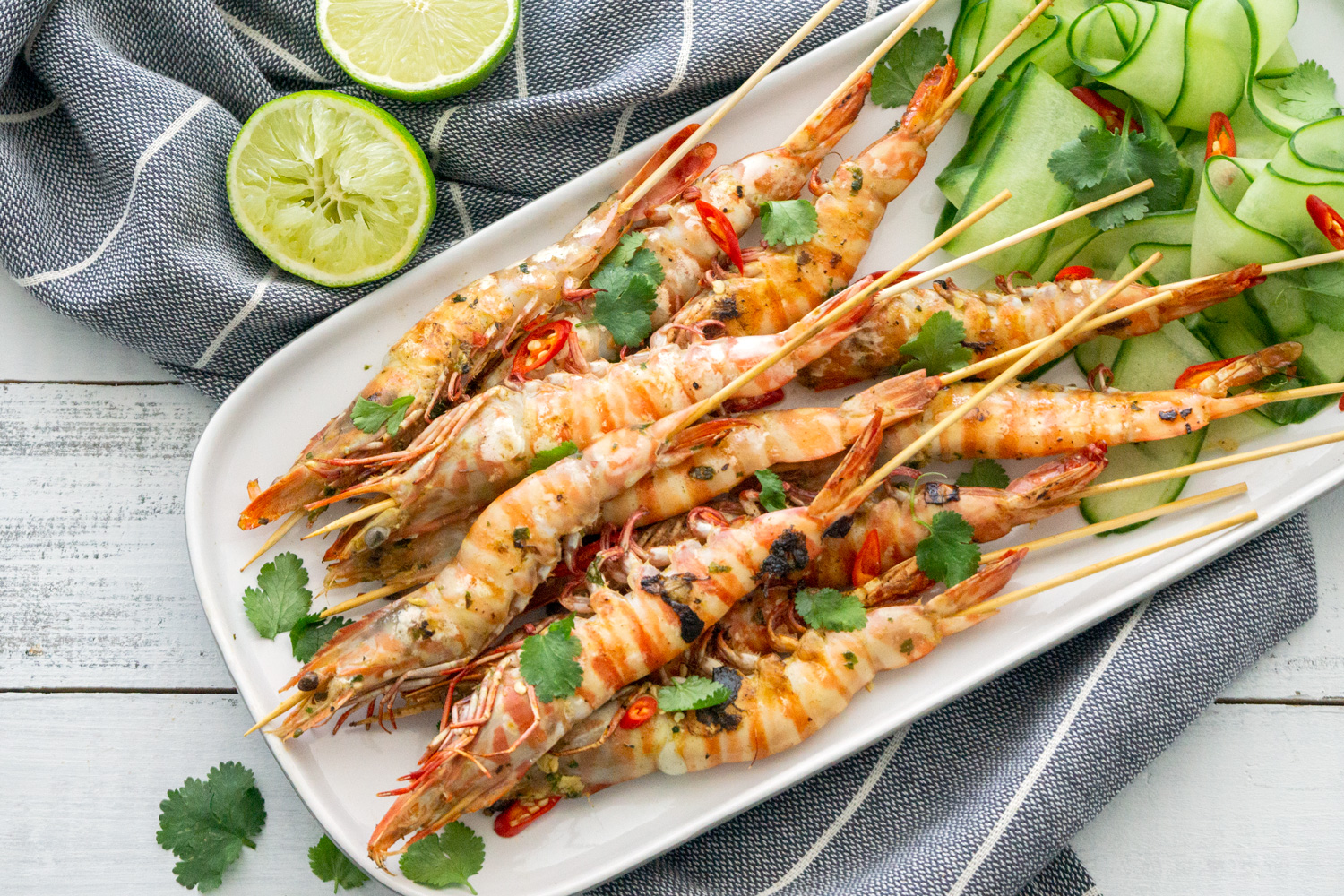 resep Prawn Skewers Safarfriendly